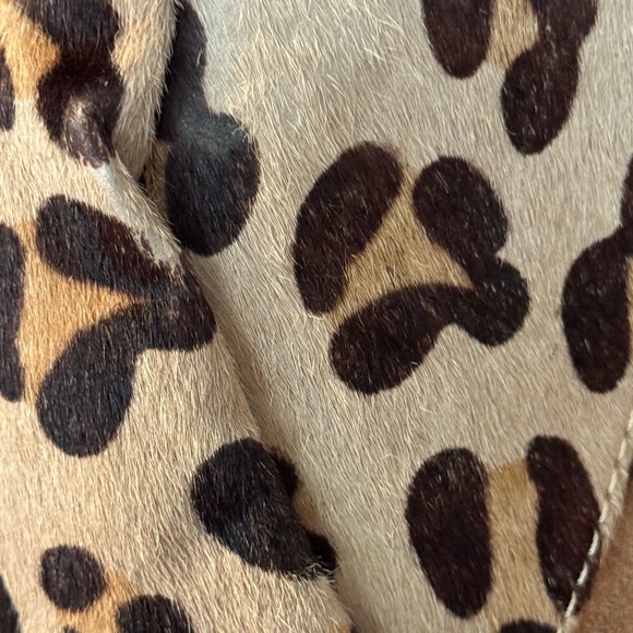Jimmy Choo Tan and Leopard Print Hobo Bag - Picture 5 of 16